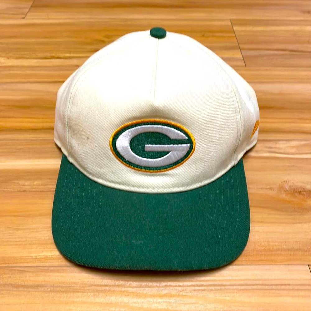 New Era White Green Bay Packers Snapback Cap